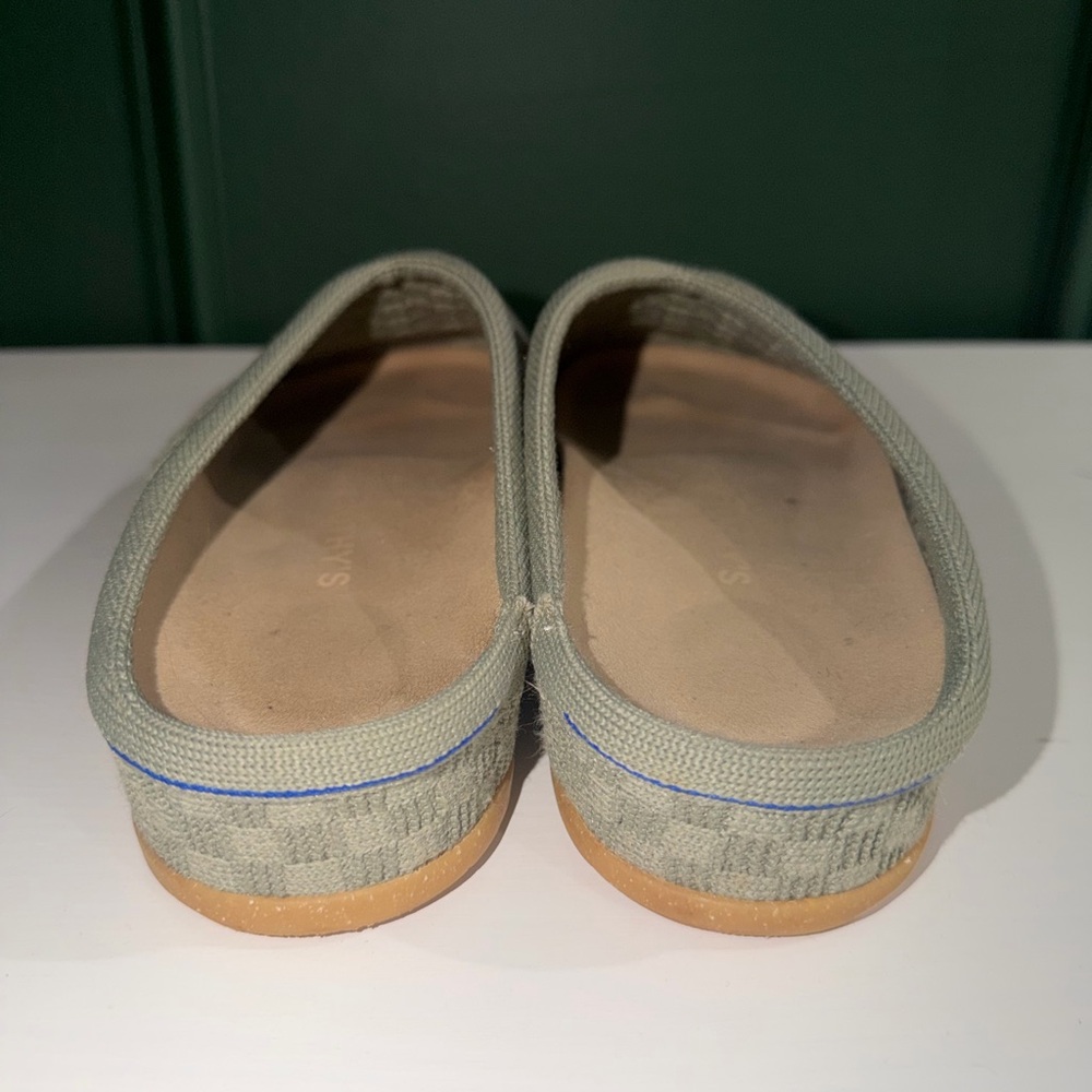 Rothy's Sage Green Woven Slip-On Mules - Picture 2 of 4